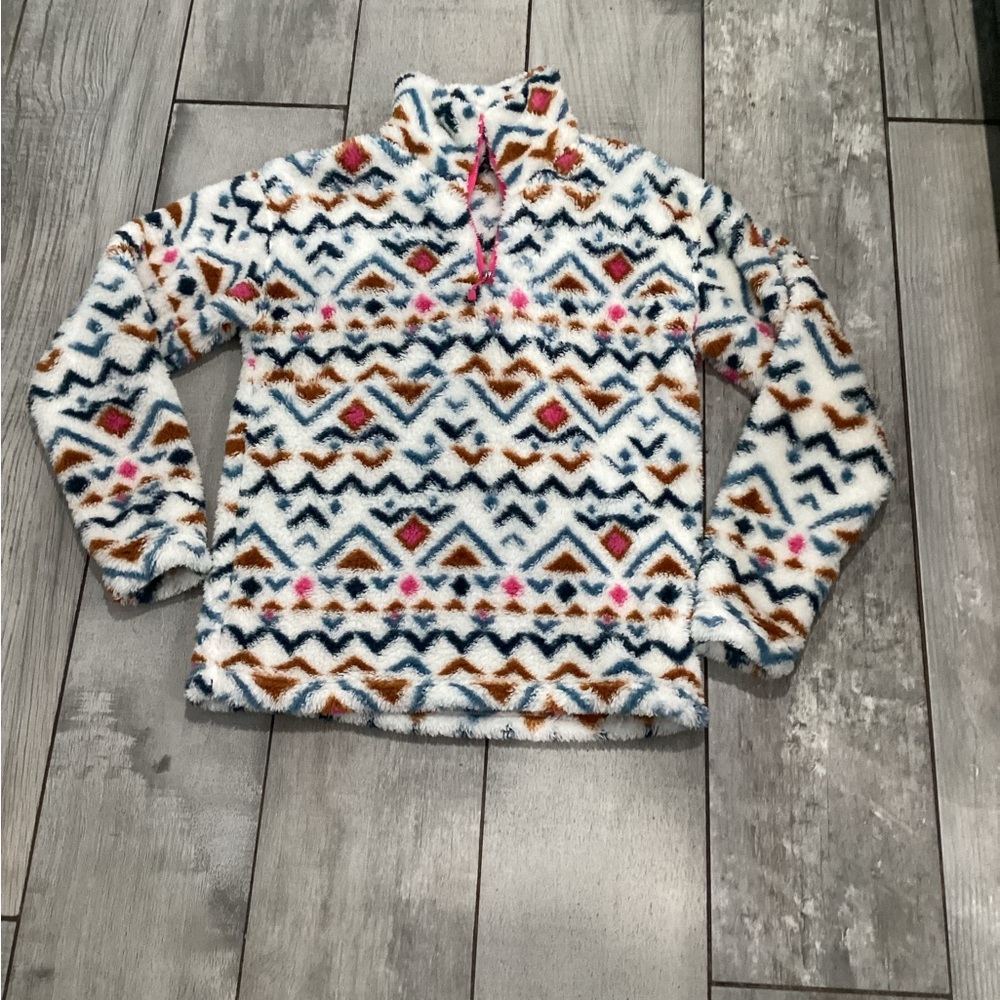 Eddie Bauer Multicolor Patterned Women's Sweater size small  #cj